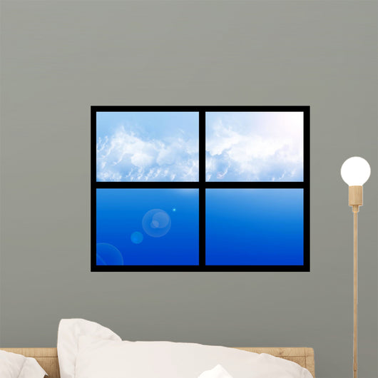 Window Sky Wall Decal