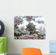 Matsumoto Castle during Cherry-blossom Wall Decal
