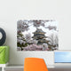 Matsumoto Castle during Cherry-blossom Wall Decal