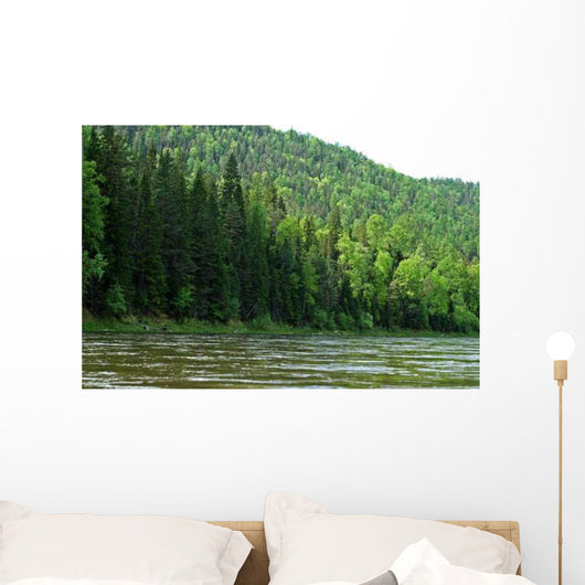 Siberian Mountain River Mana Wall Decal