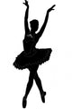 Ballet Dancer 02 Wall Decal