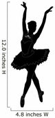 Ballet Dancer 02 Wall Decal