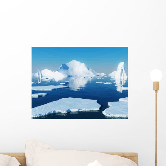 Icebergs Wall Decal