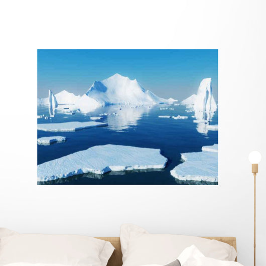Icebergs Wall Decal