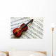 Cello with Music Wall Decal