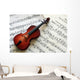 Cello with Music Wall Decal