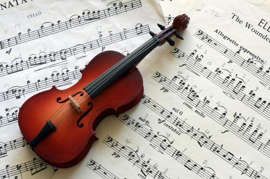 Cello with Music Wall Decal