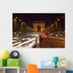 Arc Triomphe and Champs-elysees Wall Decal