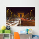 Arc Triomphe and Champs-elysees Wall Decal