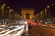 Arc Triomphe and Champs-elysees Wall Decal
