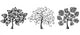 Fantasy Trees Wall Decal