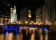Chicago River Night Wall Decal