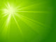 Asymmetric Green Light Burst Wall Decal