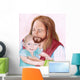Jesus Christ Holding Infant Wall Decal