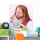 Jesus Christ Holding Infant Wall Decal