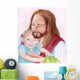 Jesus Christ Holding Infant Wall Decal