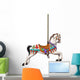 Merry-go-round Horse with Pole Wall Decal