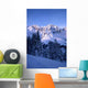Snowy Mountain Wall Decal Design 2