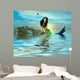Mermaid Rocks Wall Decal