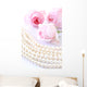 String of pearls and roses Wall Decal