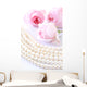 String of pearls and roses Wall Decal
