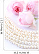String of pearls and roses Wall Decal