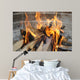Wood Fire Wall Decal