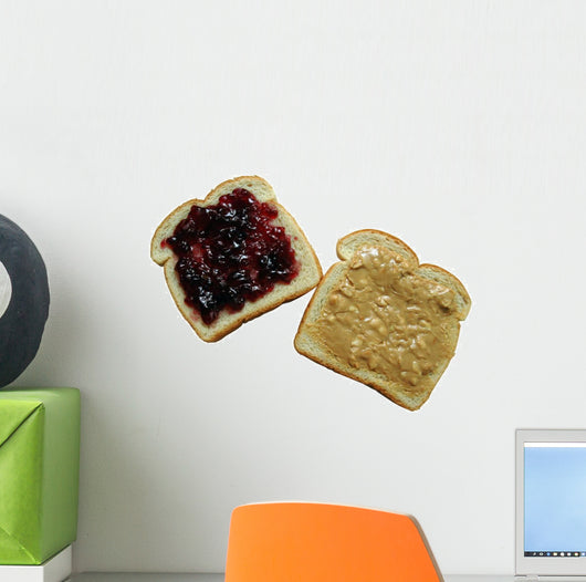 Peanut Butter and Jelly Wall Decal