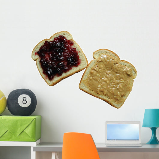 Peanut Butter and Jelly Wall Decal