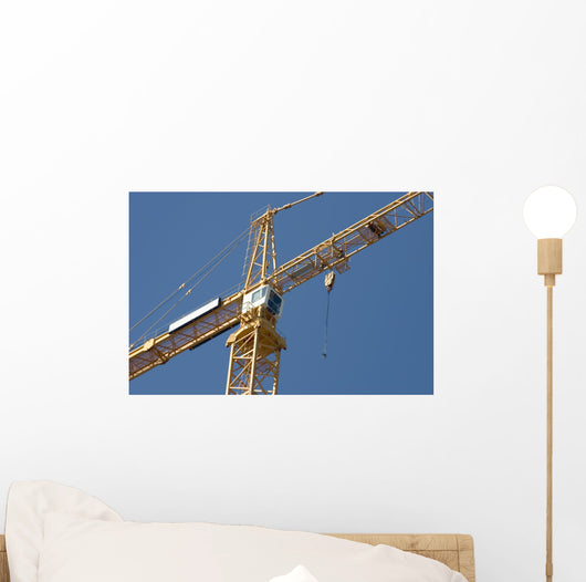 Construction Crane Detail Wall Decal