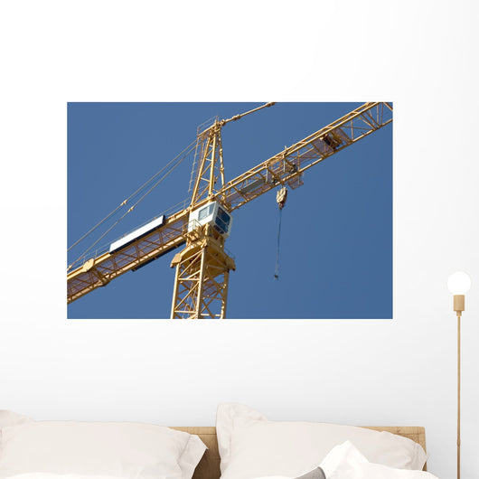 Construction Crane Detail Wall Decal