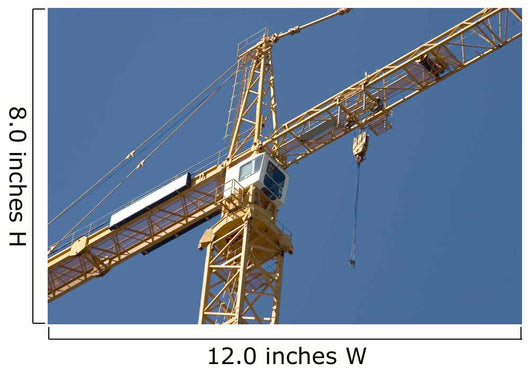 Construction Crane Detail Wall Decal