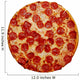 Whole Pepperoni Pizza Wall Decal