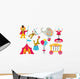 Under Big Top Wall Decal Sticker Set