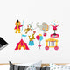 Under Big Top Wall Decal Sticker Set