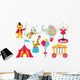 Under Big Top Wall Decal Sticker Set
