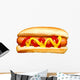 Hot Dog with Ketchup Wall Decal