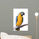 Macaw Blue and Gold Wall Decal