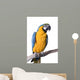 Macaw Blue and Gold Wall Decal