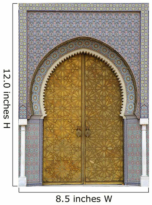 Moroccan Entrance 3 Wall Decal