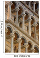 Detailed Close-Up Of Piazza Del Miracoli Pisa Tuscany Italy Wall Mural