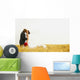 Bride And Groom Kiss Wall Mural