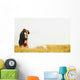 Bride And Groom Kiss Wall Mural