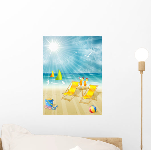 Summer Holidays Wall Decal