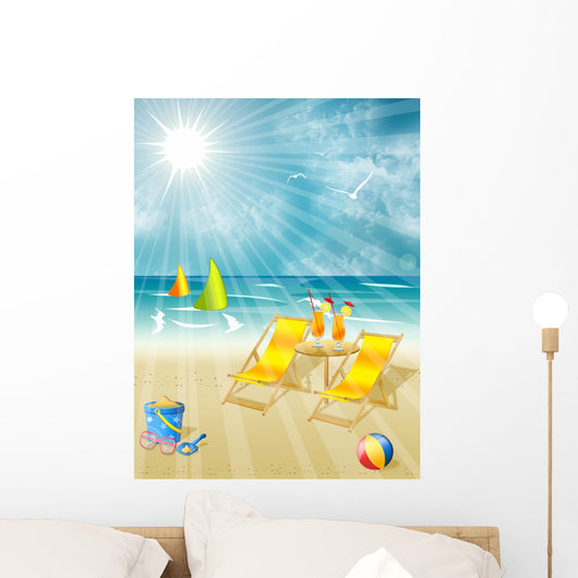 Summer Holidays Wall Decal