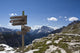 Signpost Mountains Wall Decal