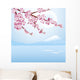 Cherry Blossom Blue Sky Wall Decal