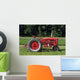Red Tractor Wall Decal