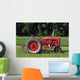 Red Tractor Wall Decal
