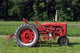 Red Tractor Wall Decal